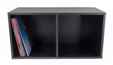 Studio 57 Storage Shelf for Vinyl Records (71.5 x 36.5 cm, Black)-0