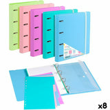 Ring binder Carchivo Multicolour A4 (8 Units)-0
