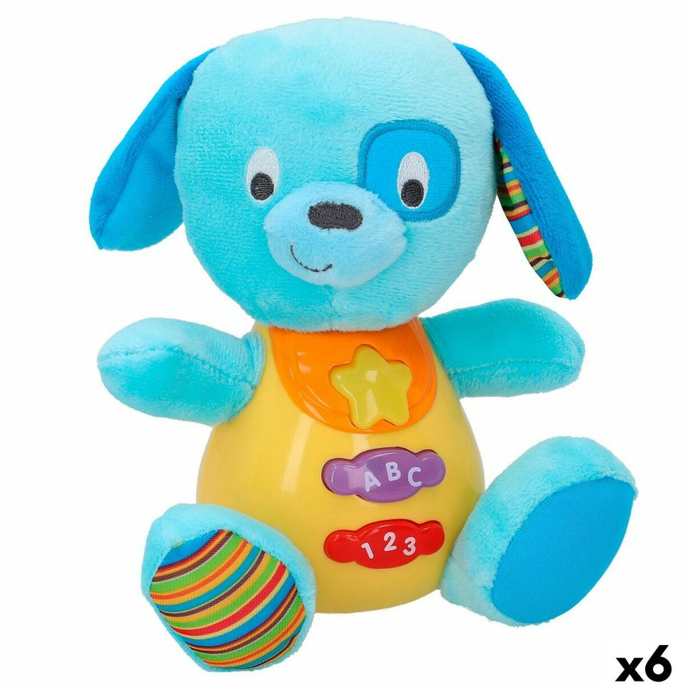 Soft toy with sounds Winfun Dog 15,5 x 16,5 x 11,5 cm (6 Units)-0