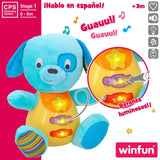 Soft toy with sounds Winfun Dog 15,5 x 16,5 x 11,5 cm (6 Units)-5