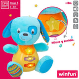 Soft toy with sounds Winfun Dog 15,5 x 16,5 x 11,5 cm (6 Units)-4