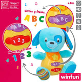 Soft toy with sounds Winfun Dog 15,5 x 16,5 x 11,5 cm (6 Units)-3