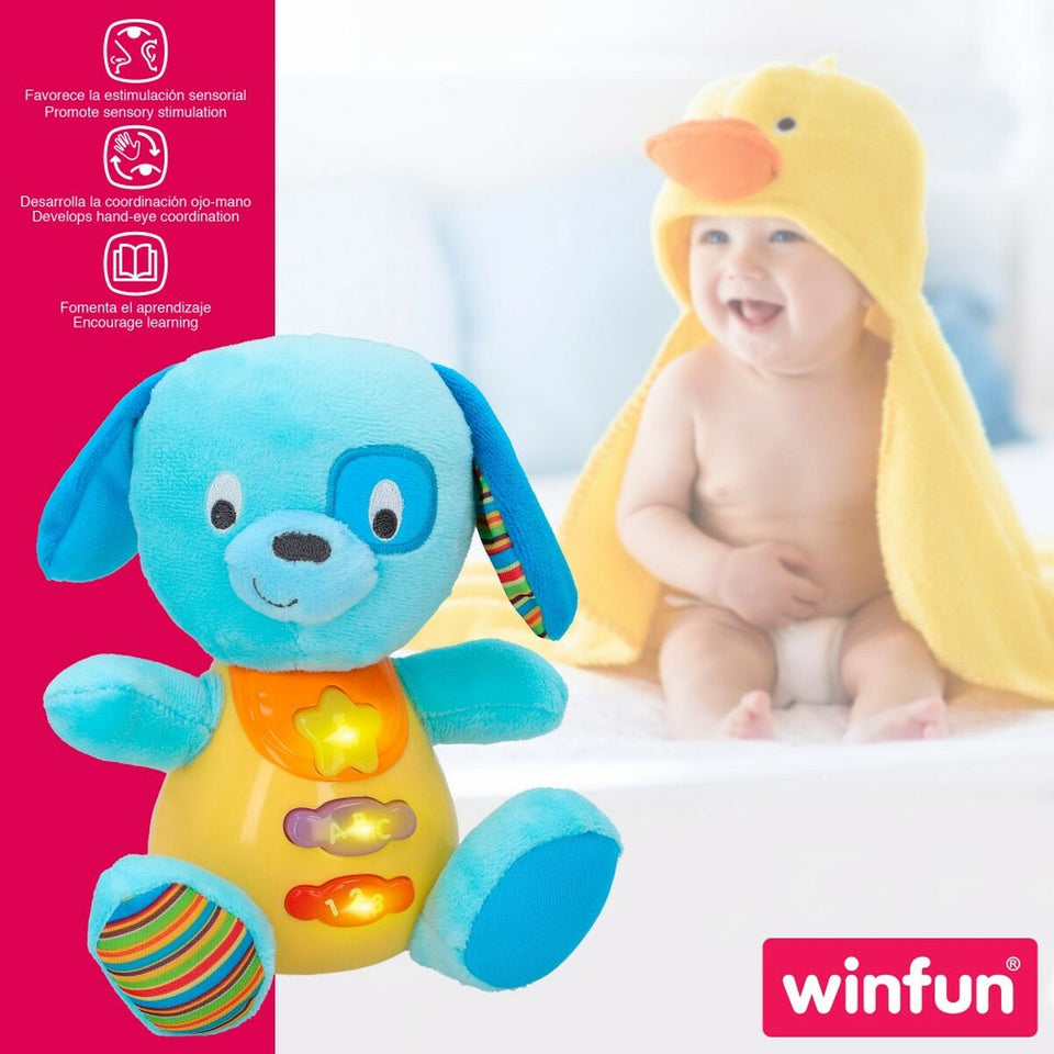 Soft toy with sounds Winfun Dog 15,5 x 16,5 x 11,5 cm (6 Units)-2
