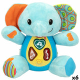 Soft toy with sounds Winfun Elephant 17 x 17,5 x 10 cm (6 Units)-0