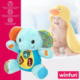 Soft toy with sounds Winfun Elephant 17 x 17,5 x 10 cm (6 Units)-2