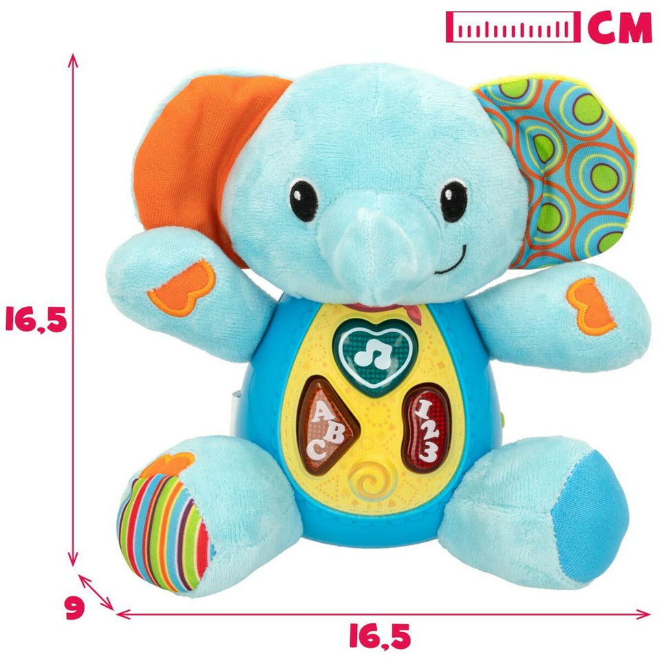 Soft toy with sounds Winfun Elephant 17 x 17,5 x 10 cm (6 Units)-1