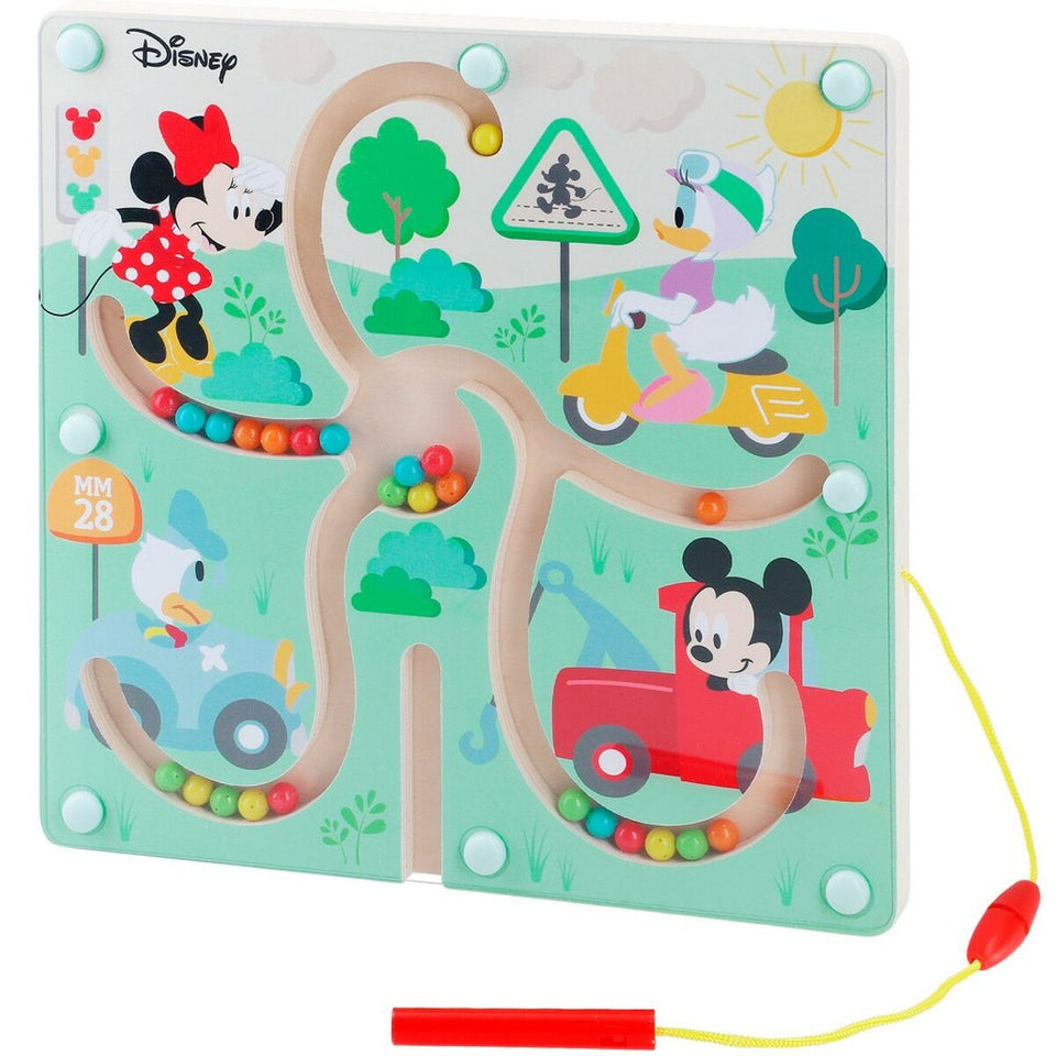 Maze Game Disney Wood 22,5 x 1,5 x 22,5 cm-4