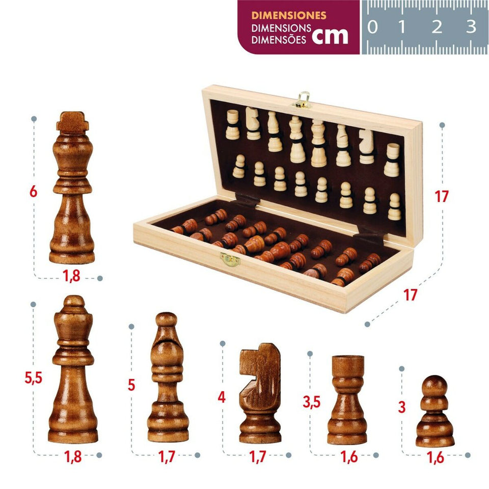 Chess CB Games Wood (6 Units)-1
