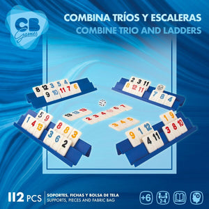 Board game CB Games Rummi 24,5 x 3 x 6 cm (112 Pieces) (6 Units)-5
