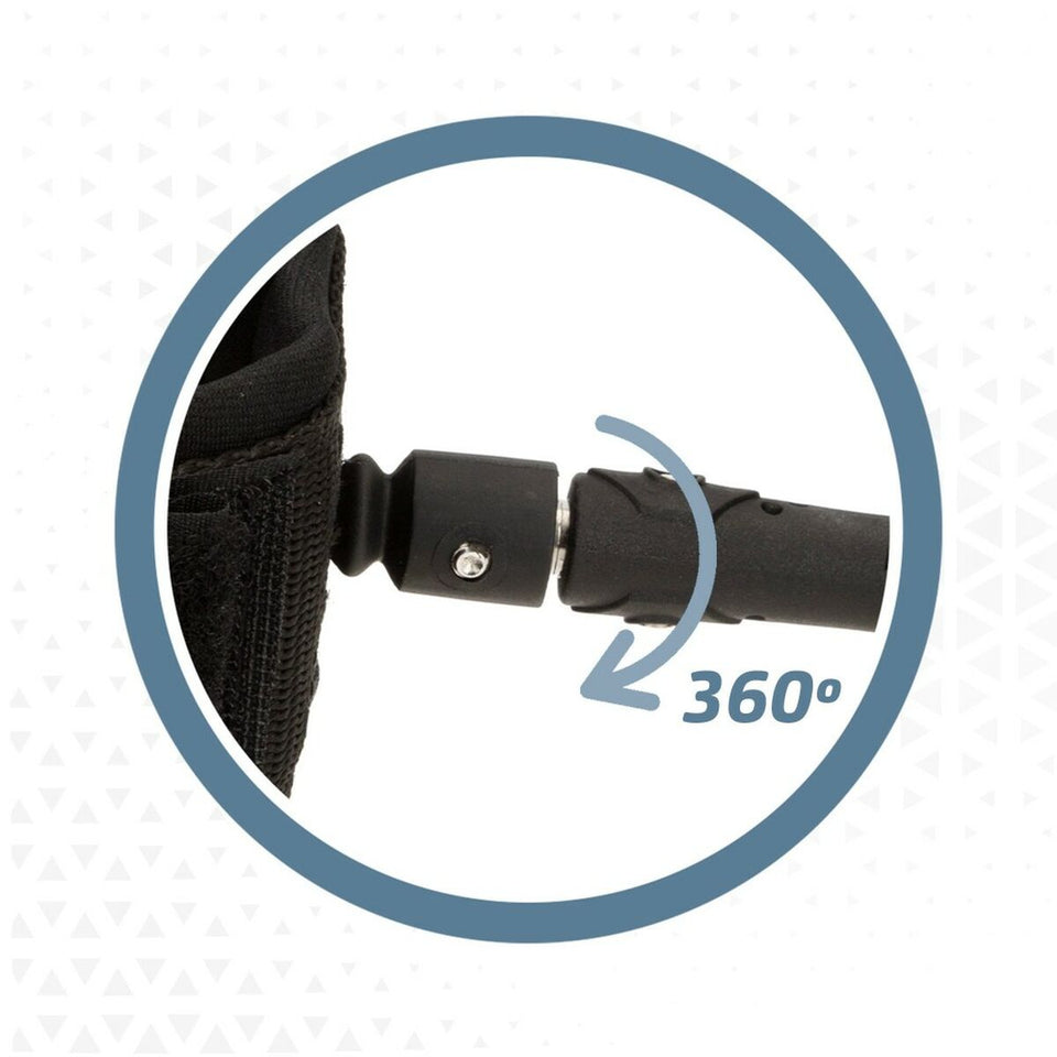 Leash Aktive Black 20 cm Spiral Stand Up Paddle Board-2