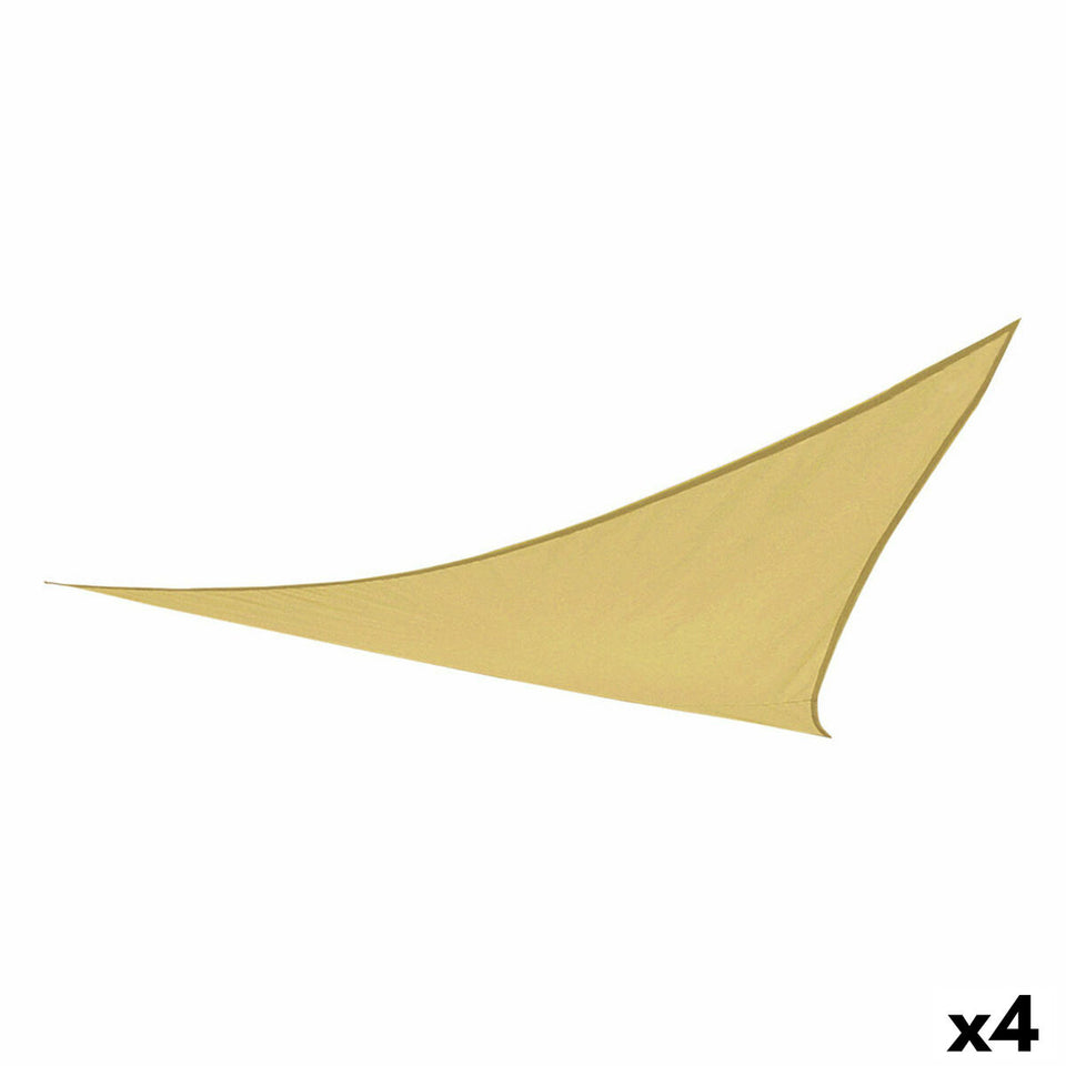 Shade Sail Aktive Cream 500 x 0,3 x 500 cm Triangular (4 Units)-0