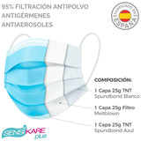 Box of hygienic masks SensiKare 50 Pieces (12 Units)-3