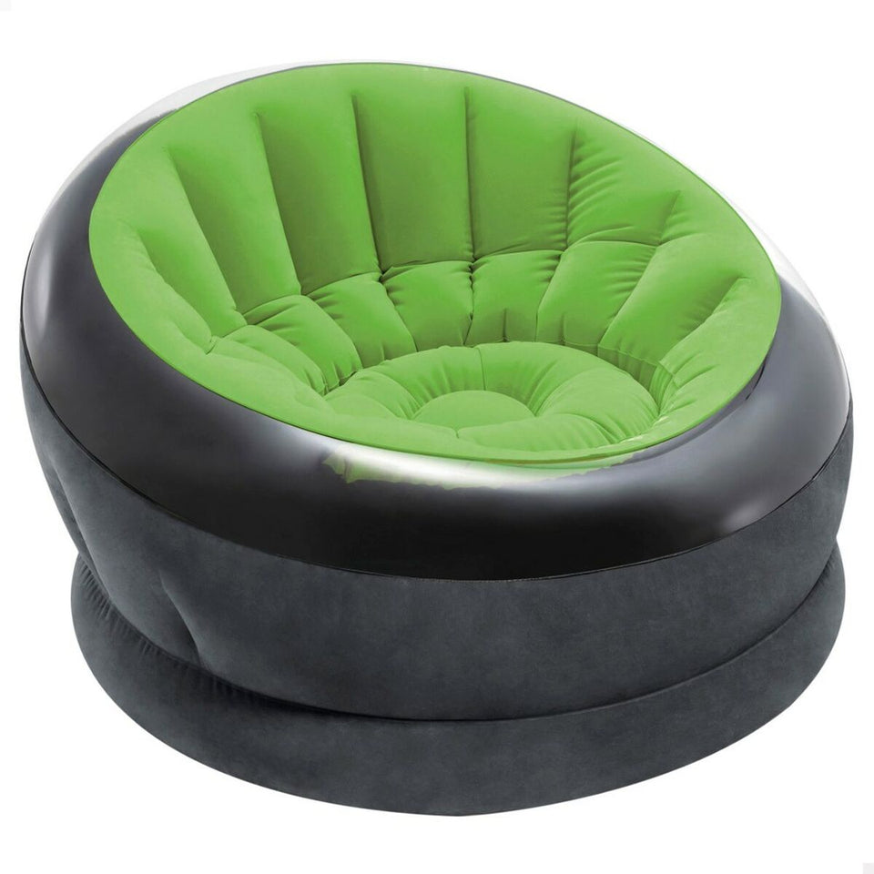 Inflatable Armchair Intex Empire Green 112 x 109 x 60 cm (3 Units)-5