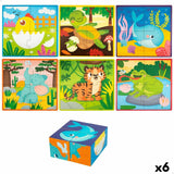 3D Puzzle Lisciani Giochi 22 x 23 x 1 cm animals 4 Pieces (6 Units)-0