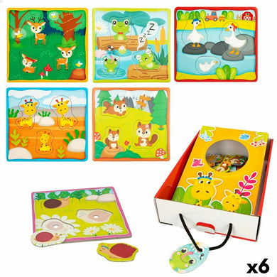 Child's Puzzle Lisciani Giochi 16 x 0,5 x 15 cm Touchpad 18 Pieces (6 Units)-0