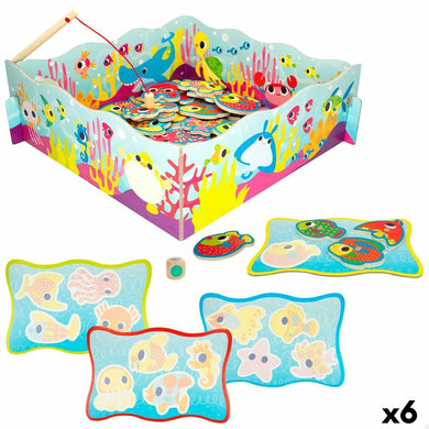 Board game Lisciani Giochi Montessori Fishing (6 Units)-0