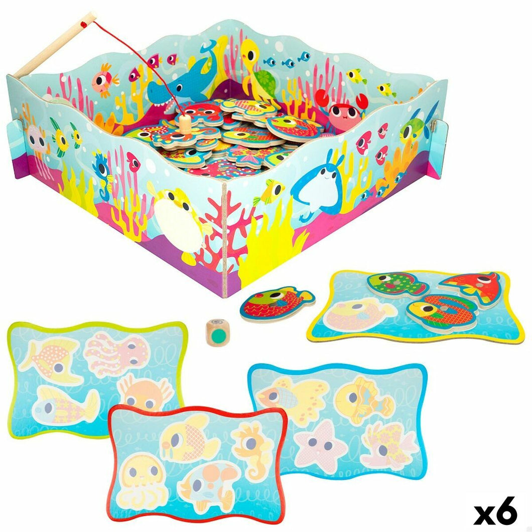 Board game Lisciani Giochi Montessori Fishing (6 Units)-0