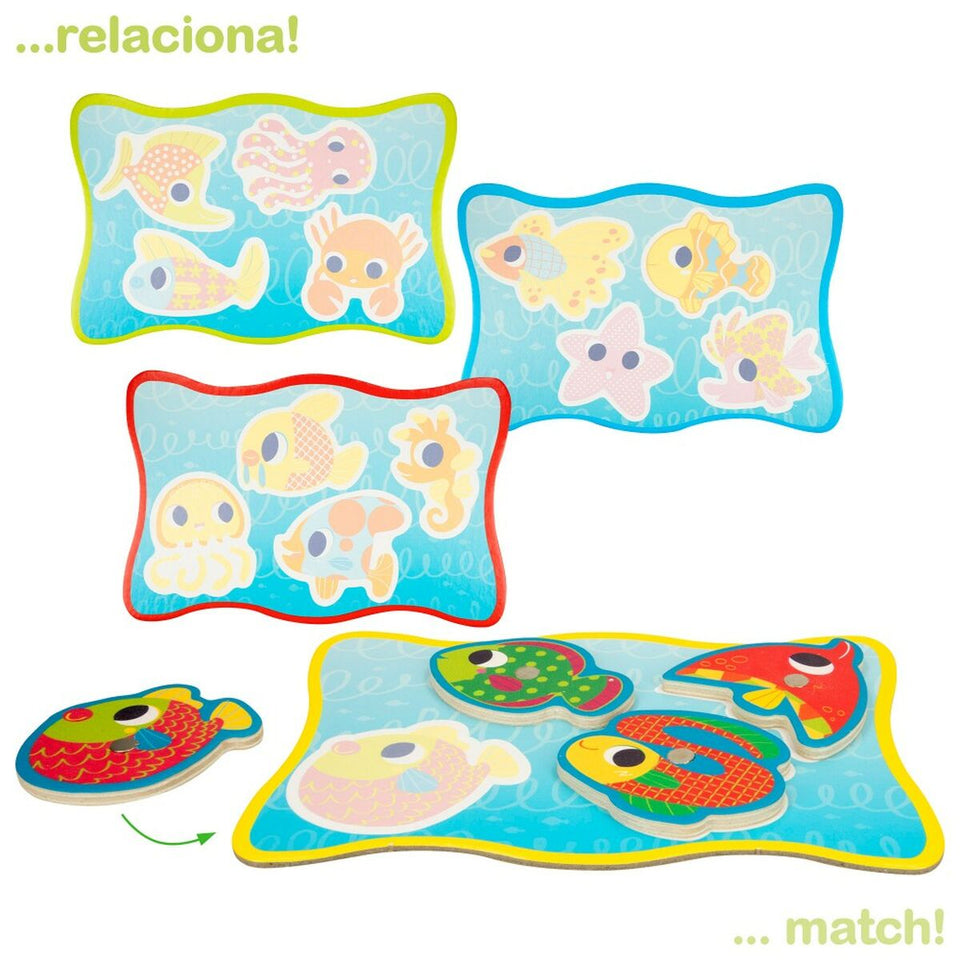 Board game Lisciani Giochi Montessori Fishing (6 Units)-4