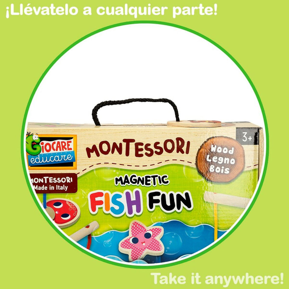 Board game Lisciani Giochi Montessori Fishing (6 Units)-3