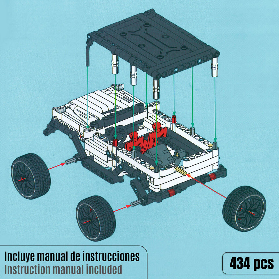 Construction set Car 434 Pieces-4