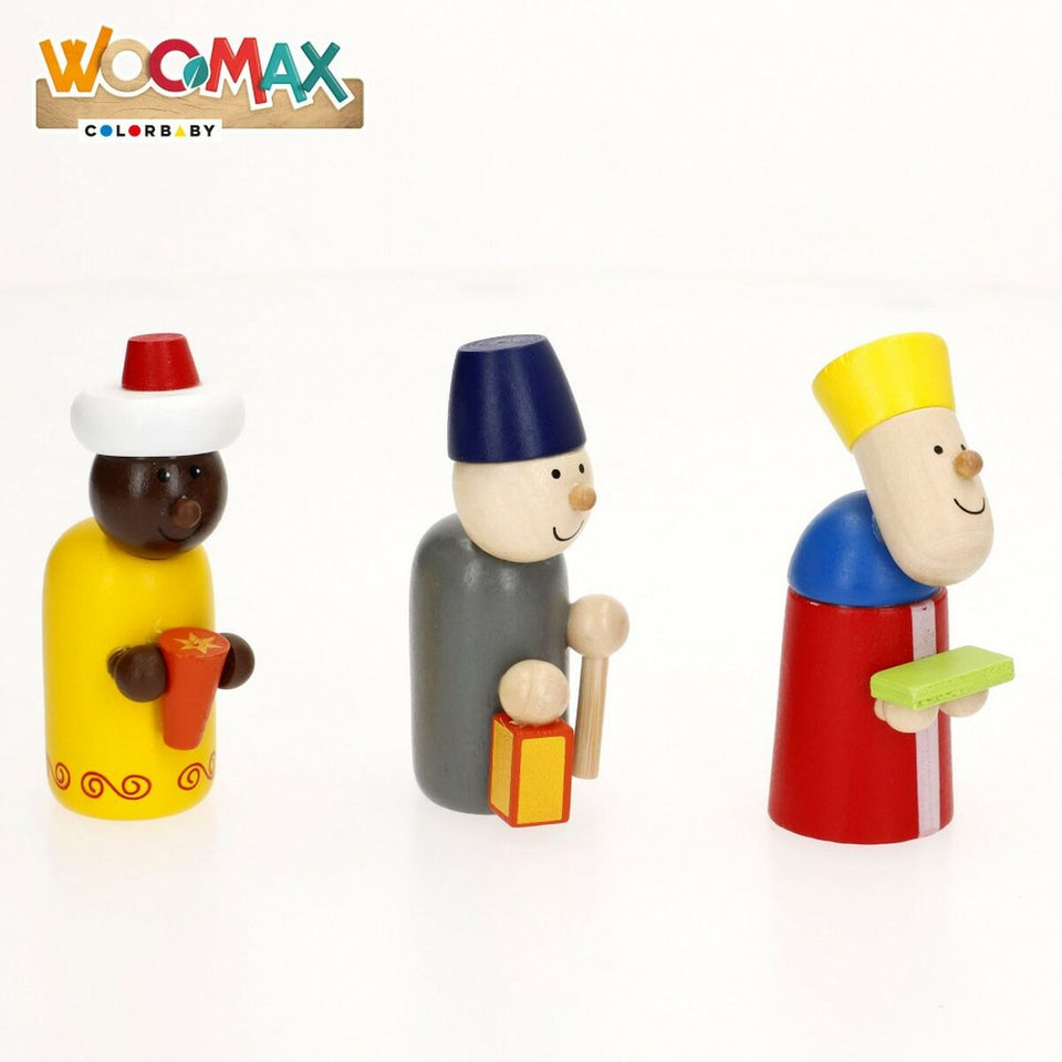 Christmas nativity set Woomax Wood plywood 23 x 16 x 11 cm (4 Units)-10