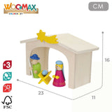 Christmas nativity set Woomax Wood plywood 23 x 16 x 11 cm (4 Units)-9