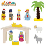 Christmas nativity set Woomax Wood plywood 23 x 16 x 11 cm (4 Units)-8