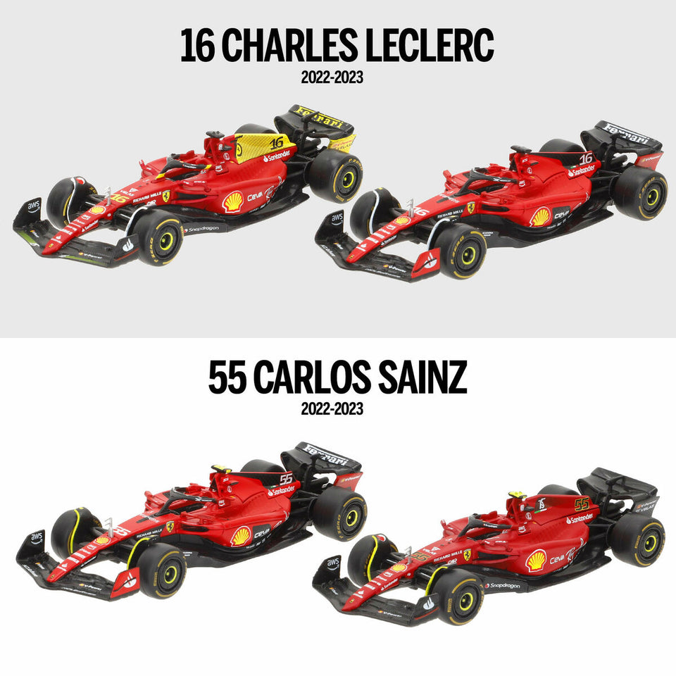 Toy car Ferrari LECLERC (4 Units)-5