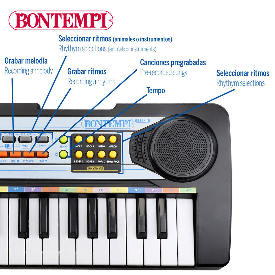 Electric Piano Bontempi 42 X 5 X 16 CM (6 Units)-1