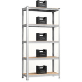 5-szintes acél polcrendszer, 2 db, ezüst-2