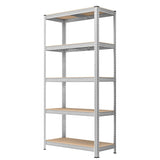 5-szintes acél polcrendszer, 2 db, ezüst-4