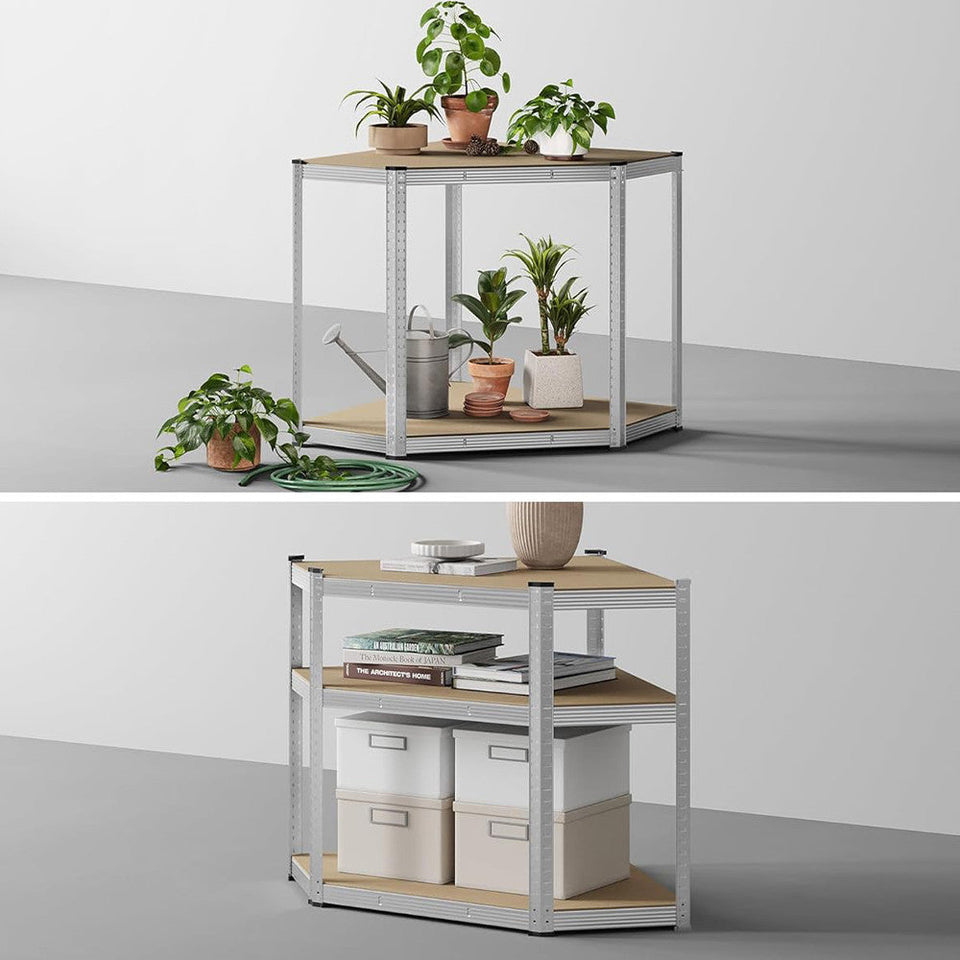 5 szintes sarok tárolópolc 70x70x180-3