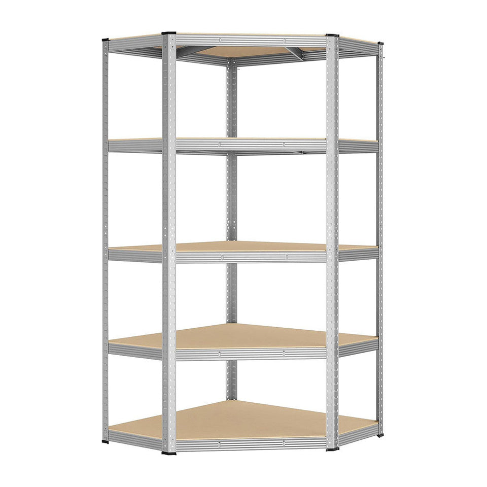 5 szintes sarok tárolópolc 70x70x180-0