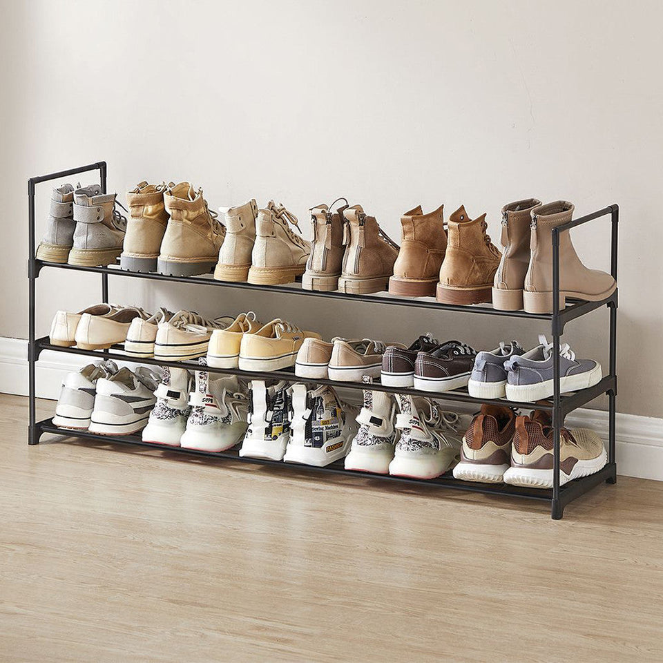 3 szintes fém cipőtartó, 116 x 30 x 55 cm-2