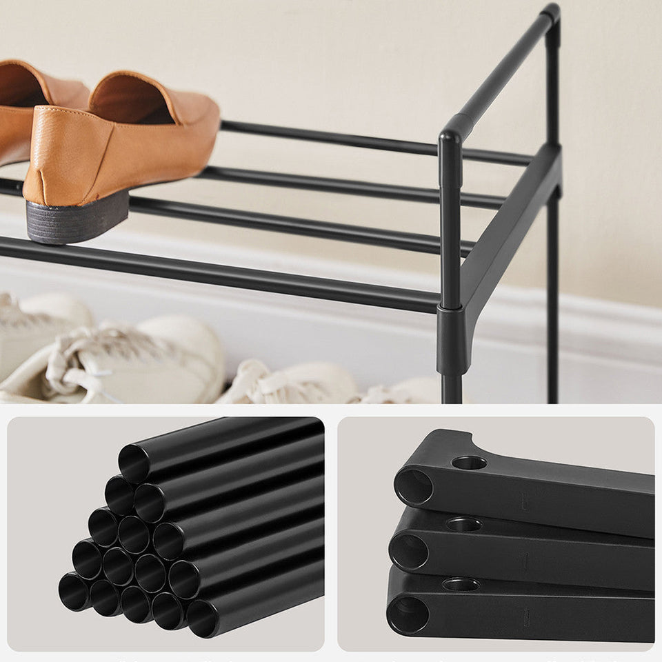 3 szintes fém cipőtartó, 116 x 30 x 55 cm-3