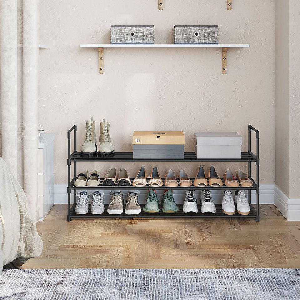 3 szintes fém cipőtartó, 116 x 30 x 55 cm-4