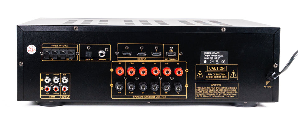SoundMate AV-A001 5.2 Surround Receiver-3