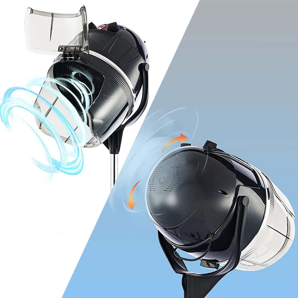 Stand hair dryer hood-1