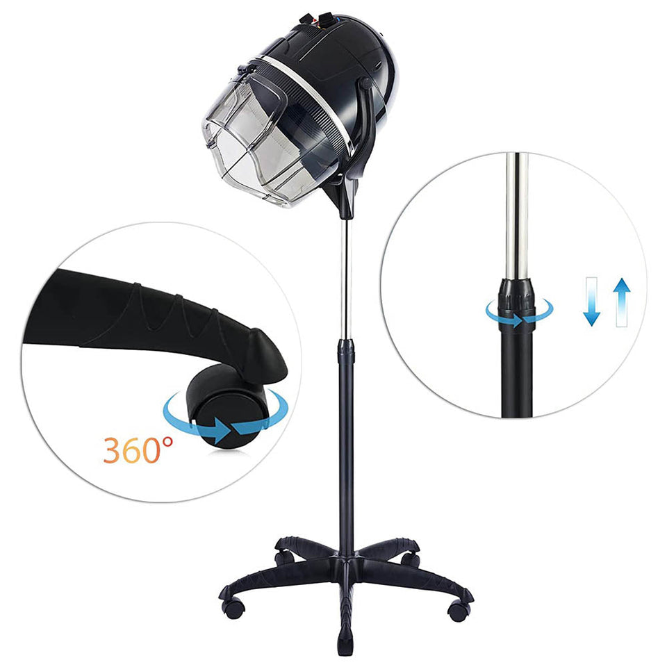Stand hair dryer hood-2