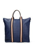 Borsa a mano convertibile in zaino da donna In Vera pelle Made in Italy 43x38x12 cm-0