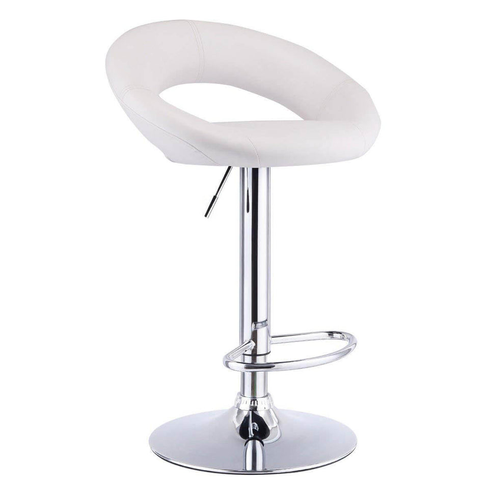 2 barstools, optional color - white-3