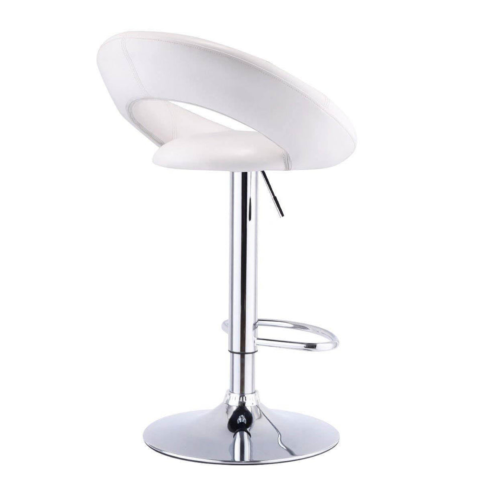 2 barstools, optional color - white-2
