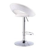 2 barstools, optional color - white-2