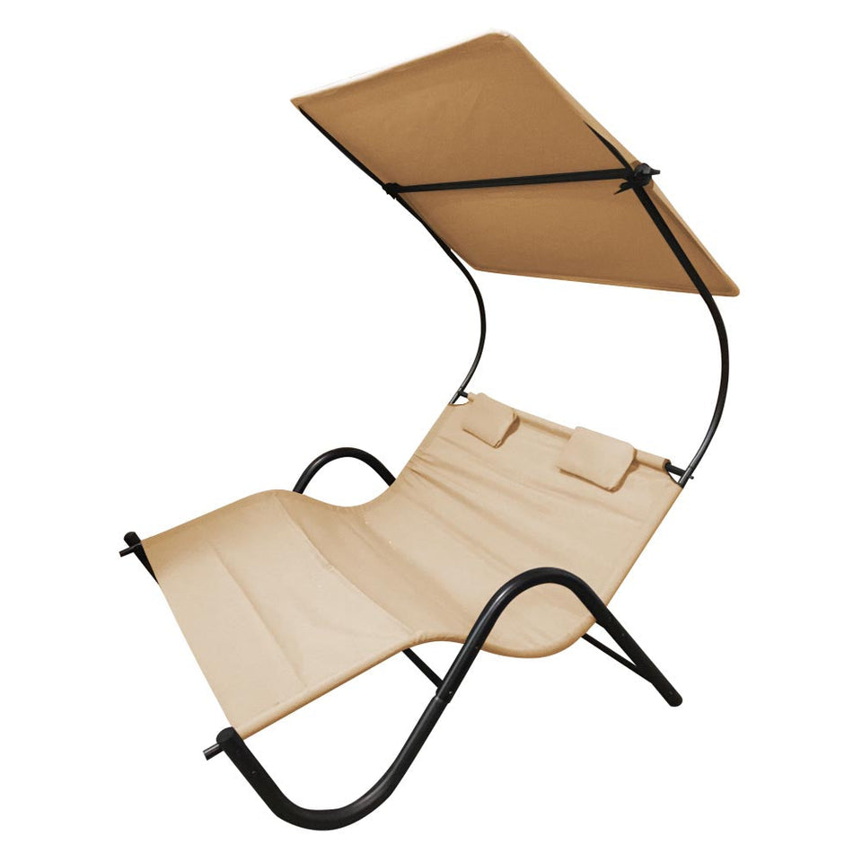 2-person DELUX sunbed in 3 colors - beige-1