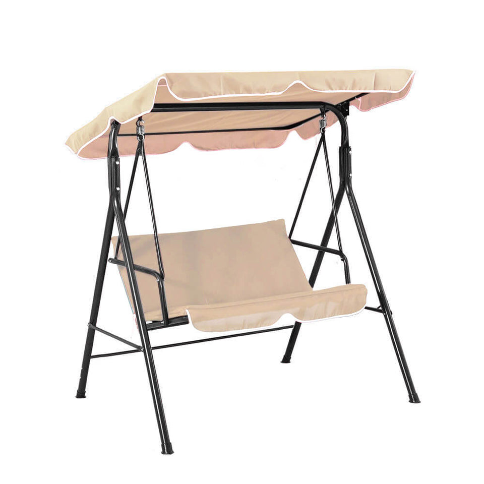 Garden swing bed in optional color - beige-0