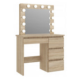 Barcelona fésülködő asztal, natúr-0