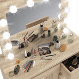 Barcelona fésülködő asztal, natúr-1