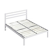 Bella fém ágykeret ajándék ágyráccsal, több méretben és színben-Fehér 160x200 cm-es-fehér-1
