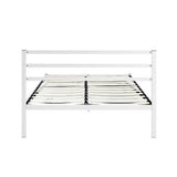 Bella fém ágykeret ajándék ágyráccsal, több méretben és színben-Fehér 160x200 cm-es-fehér-4