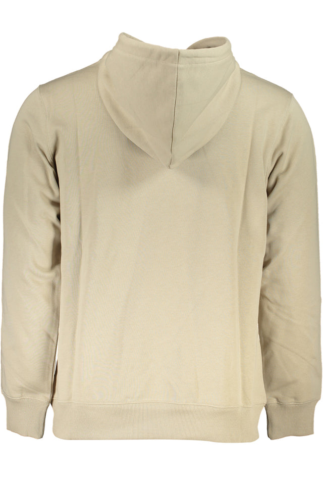 CALVIN KLEIN MEN'S BEIGE ZIPLESS SWEATSHIRT